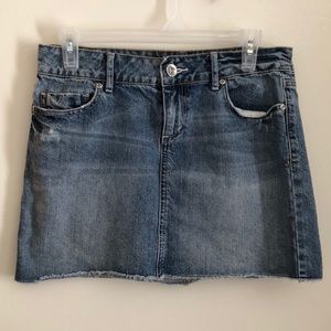 Apt. 9 Distressed Denim Mini Skirt